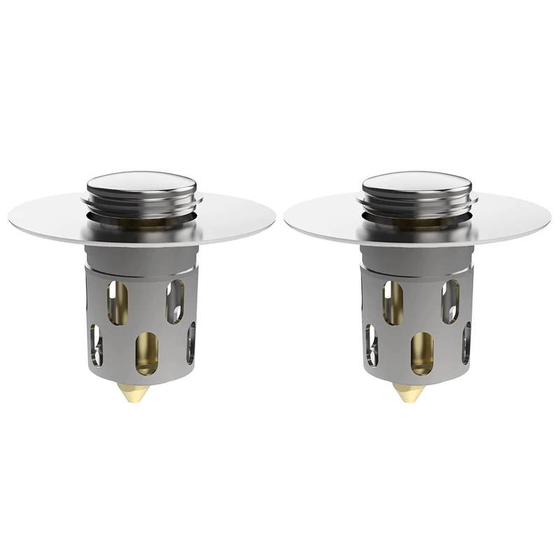 

Universal Bathroom Sink Plug Core Push-in Sink -Up Drain Filter Anti-Clogging Bathtub Drain Plug