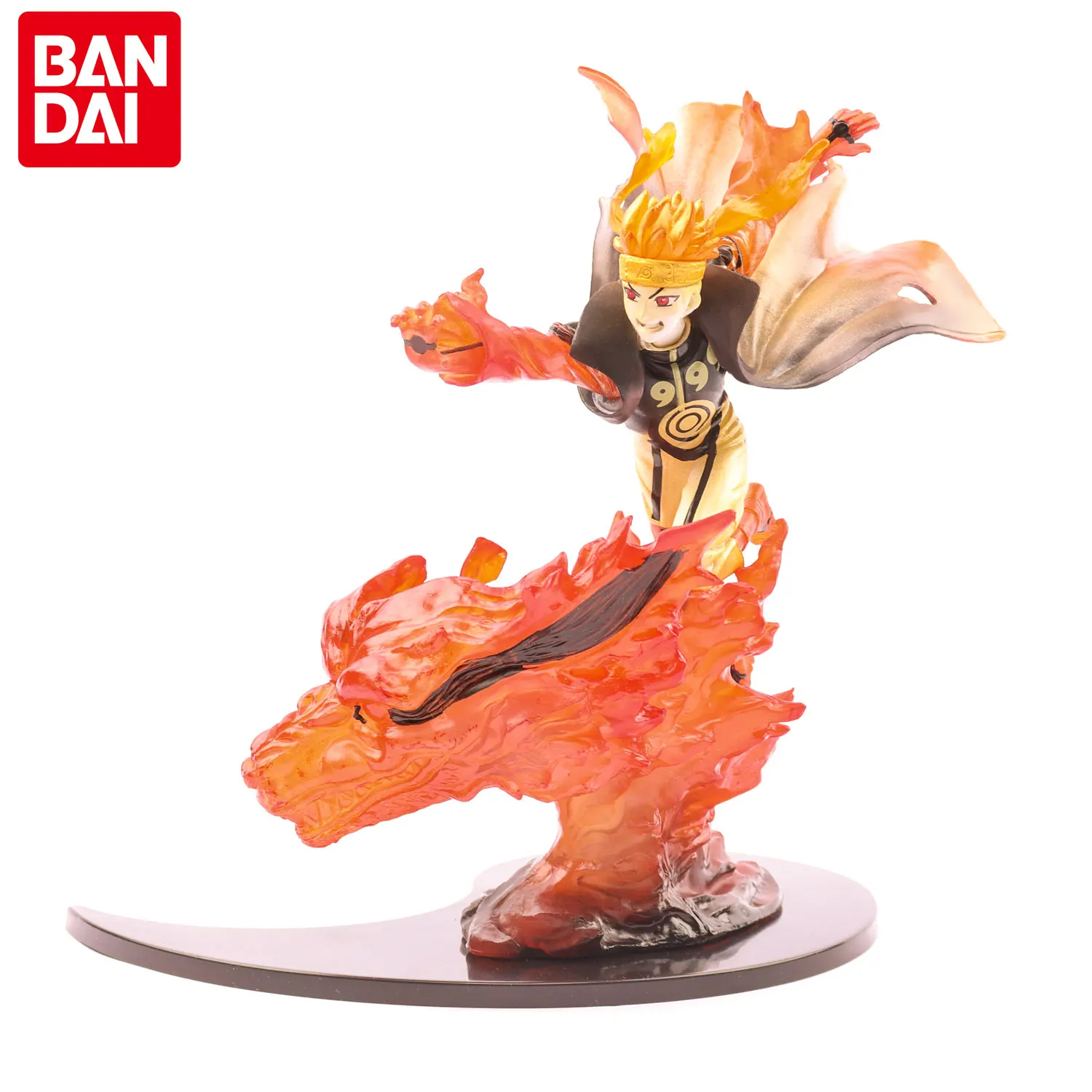 

BANDAI 21CM Genuine Namikaze Minato Anime Naruto Figurine Model Action Figures Chess Statue Collectible Toys Anime Figures