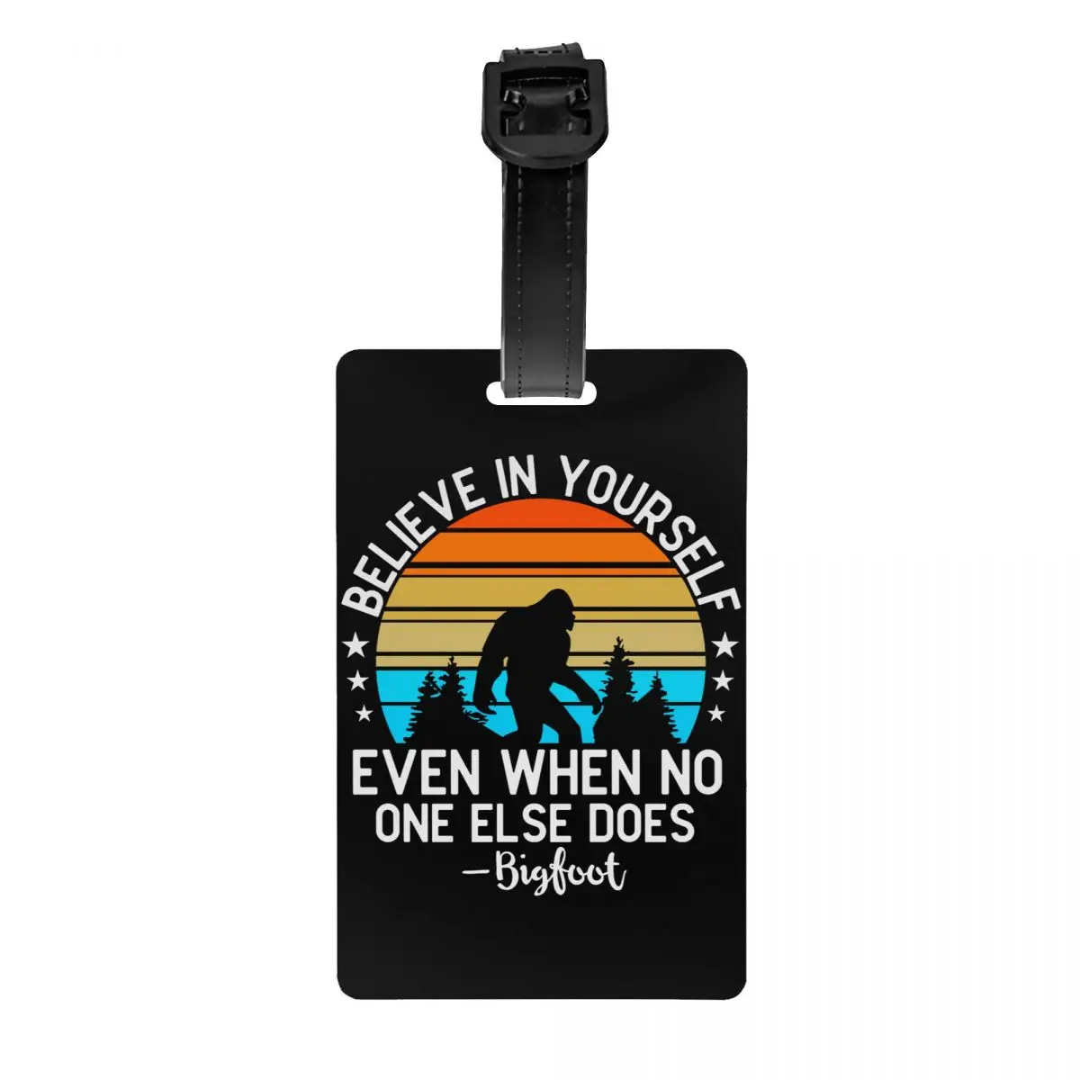 

Бирки для багажа Bigfoot верьте себе, для чемоданов, личная Обложка, идентификационная этикетка