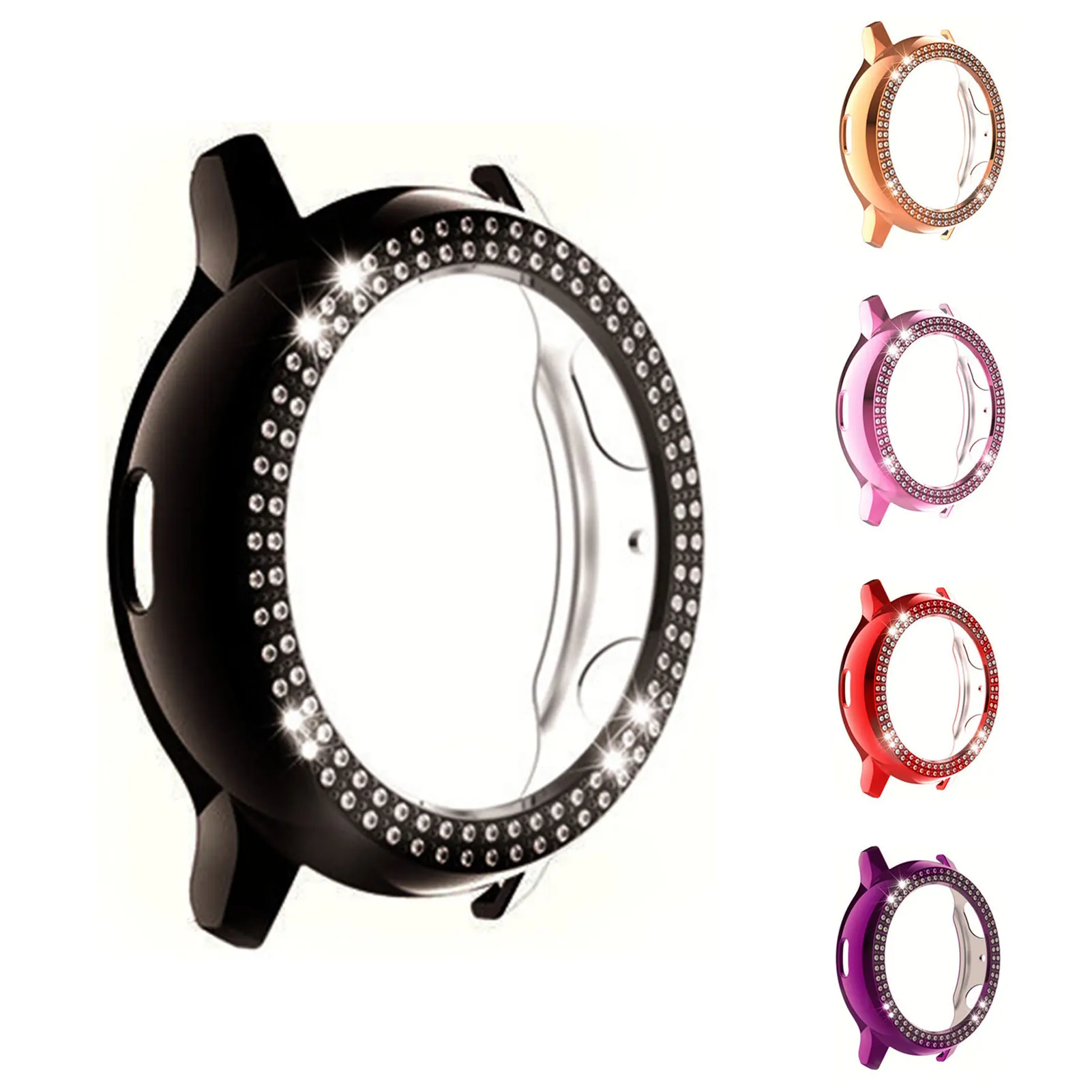 

Diamond case for Samsung galaxy watch active 2 40mm Galaxy Watch active bumper Protector Full coverage Screen Protection