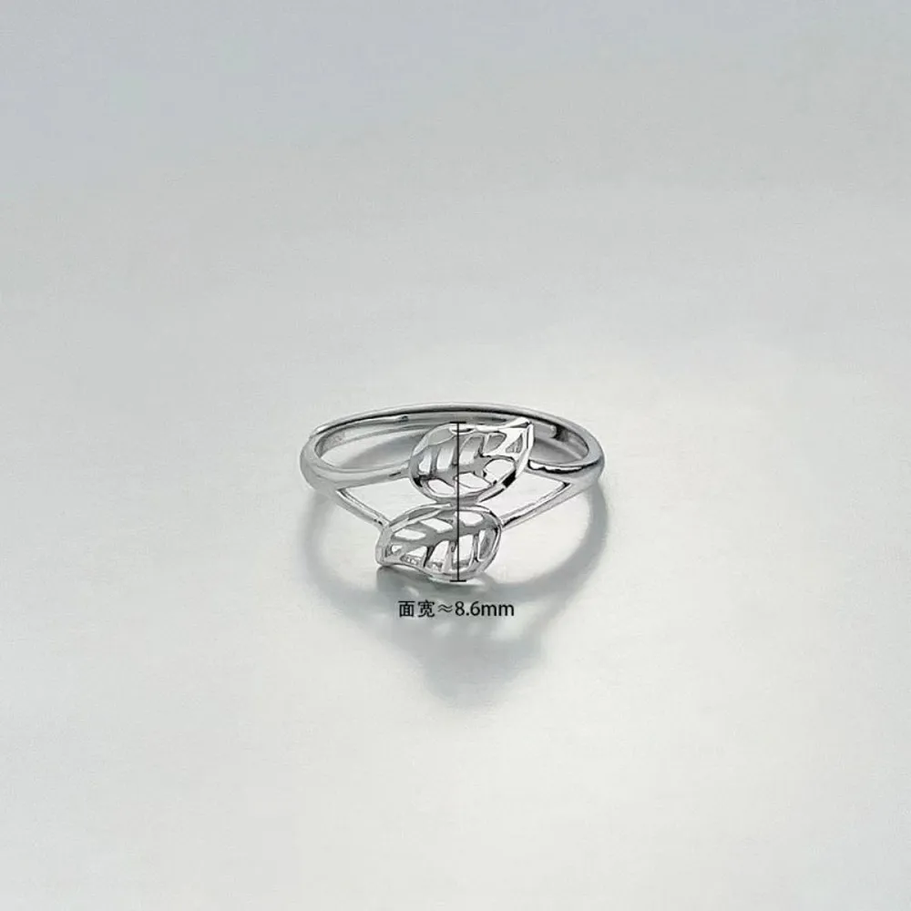 Ремешок из натуральной чистой платины 950 подарок для женщин кольцо с двойными