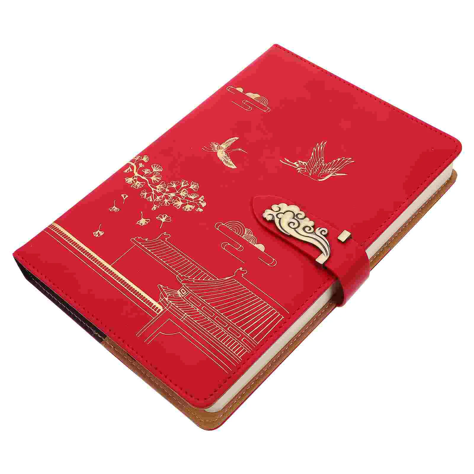 

Agenda Planning Journal Thickened Schedule Planner Chinese Style Notepad Gift