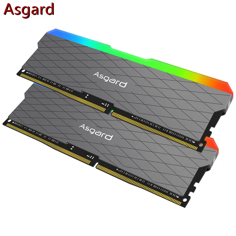 ASGARD DDR4 RAM RGB PC W2 серия 16ГБ 32ГБ 3200МГц UDIMM ПК память настольного компьютера XMP Kit высокой производительности.