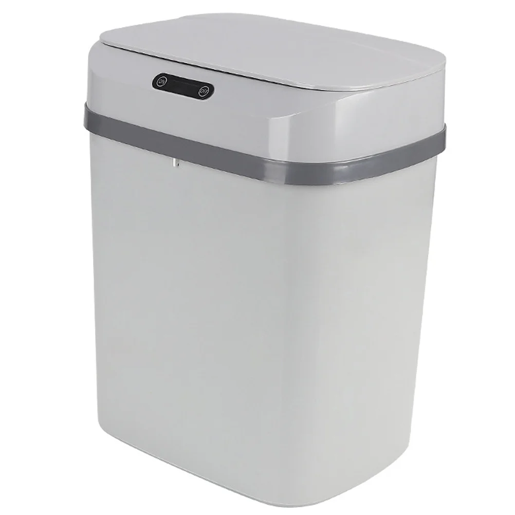 

1Pc Automatic Dustbin Hand-Woven Storage Basket Touchless Garbage Can Kitchen Trash Can Container