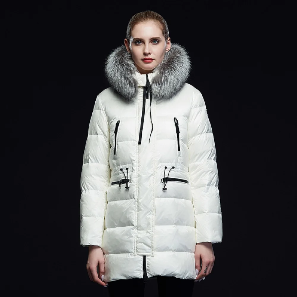 

2022 дамское зимнее пальто с полиуретановым покрытием меховой воротник куртка с капюшоном Parker новый высококачественный женский пуховик паль...