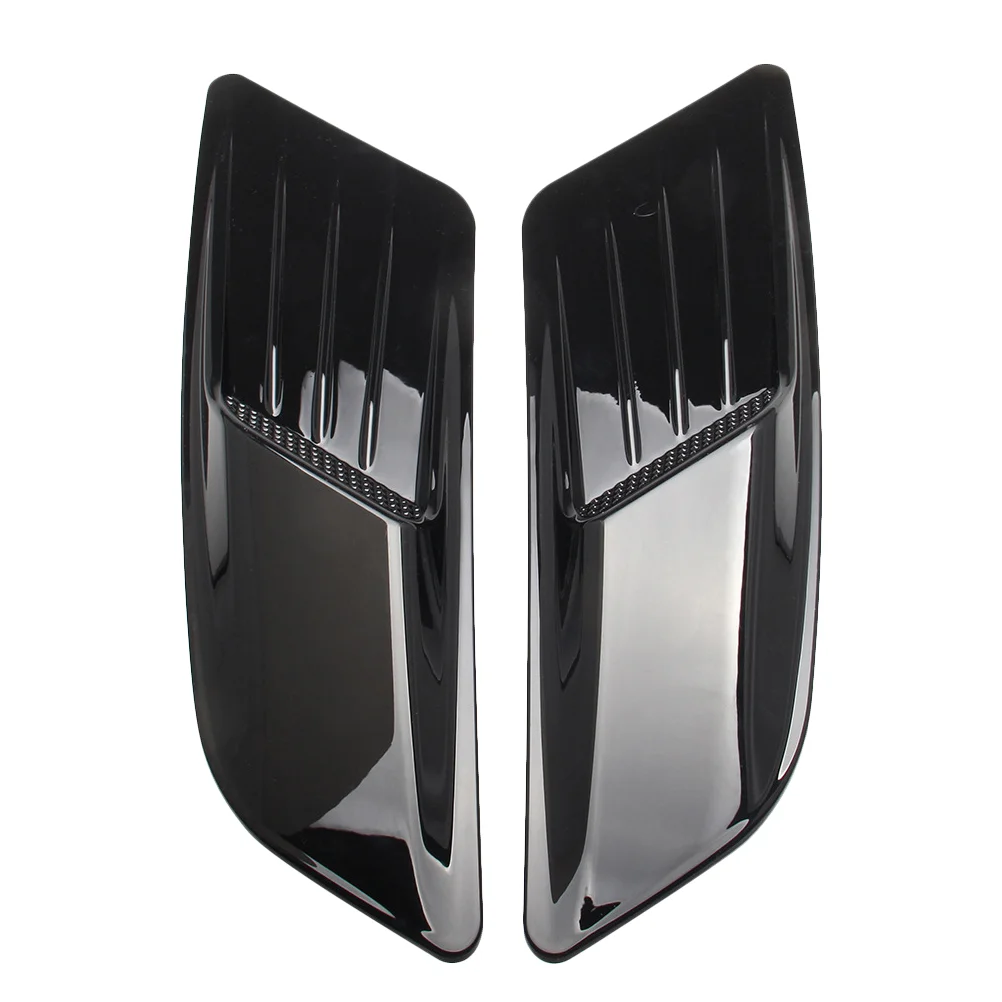 

Universal Hood Air Outlet Shutter Window Sticker Vent Wing Cover Abs Flow Decals