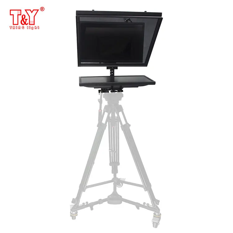 

Broadcasting equipment TV station teleprompter with carrying case