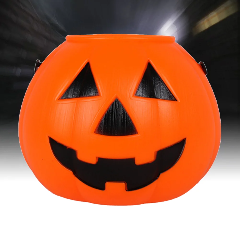 

Pumpkin Buckettreat Trick Or Candy Holder Buckets Basket Party Box Lanternbags Kidsgoodie Container Orange Favor Decor Prop