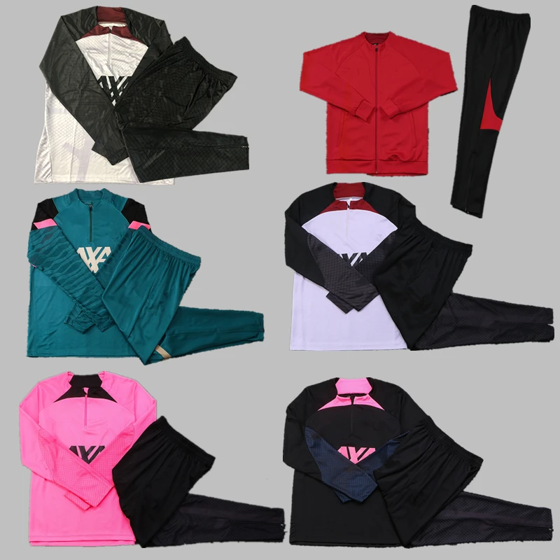 

2022 football training clothes, soccer jacket, autumn and winter sportswear11