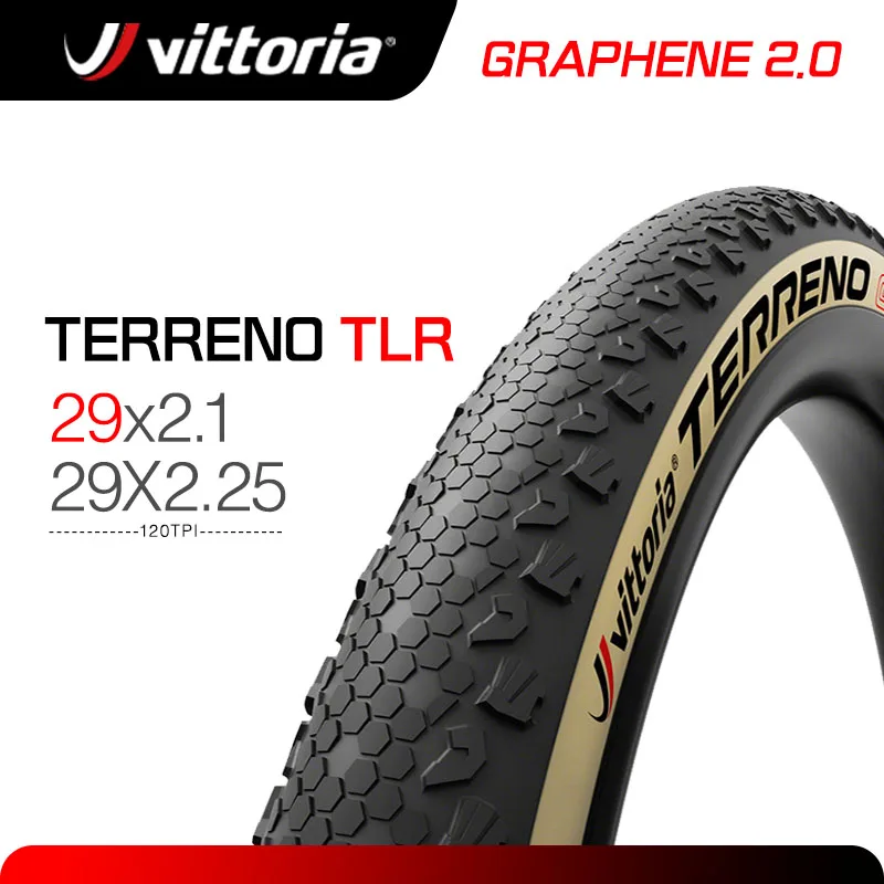 Vittoria Tires Terreno XC-RACE 29 MTB Tire 29 x 2.25/2.1 Tub