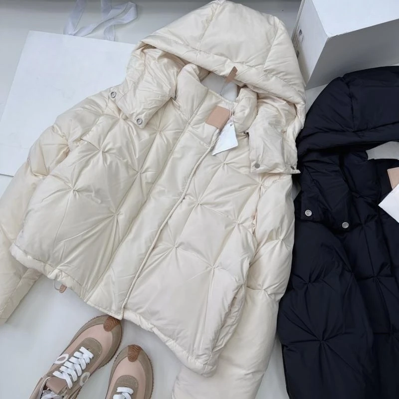 

New Women's Down Jacket For Autumn/Winter 2023 Top Quality Designer Clothes Fashion Casual Luxury Hooded Down Jacket Brand Top L