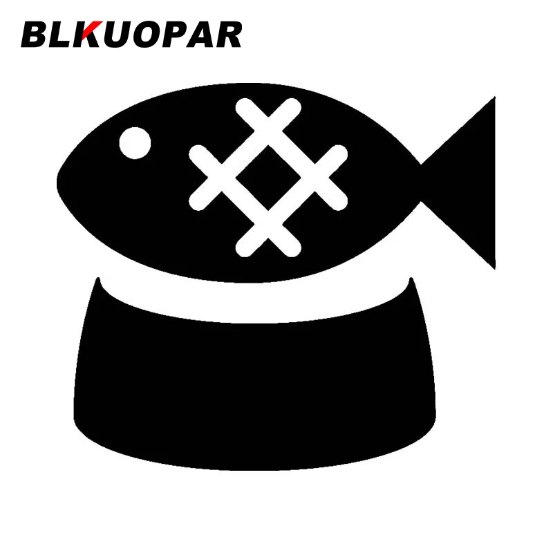 

Модная Солнцезащитная наклейка BLKUOPAR в виде рыбы, оригинальная забавная доска для серфинга, кондиционер воздуха, Стайлинг автомобиля