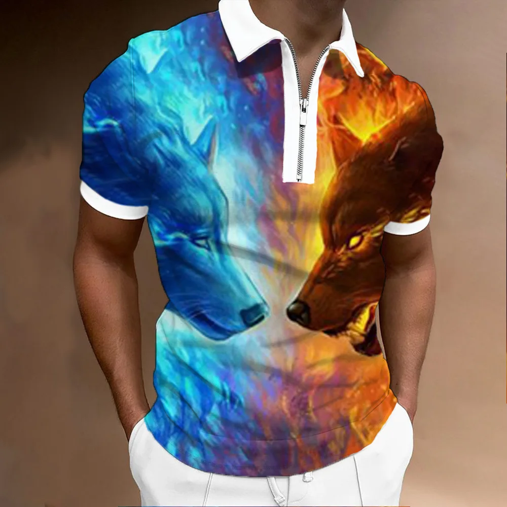 

Men's Polo Shirts 2022 Summer Luxury Cotton Breathable Polo Shirts Short Sleeves Men's T-shirts Lapel Zipper Polo Shirts For Men