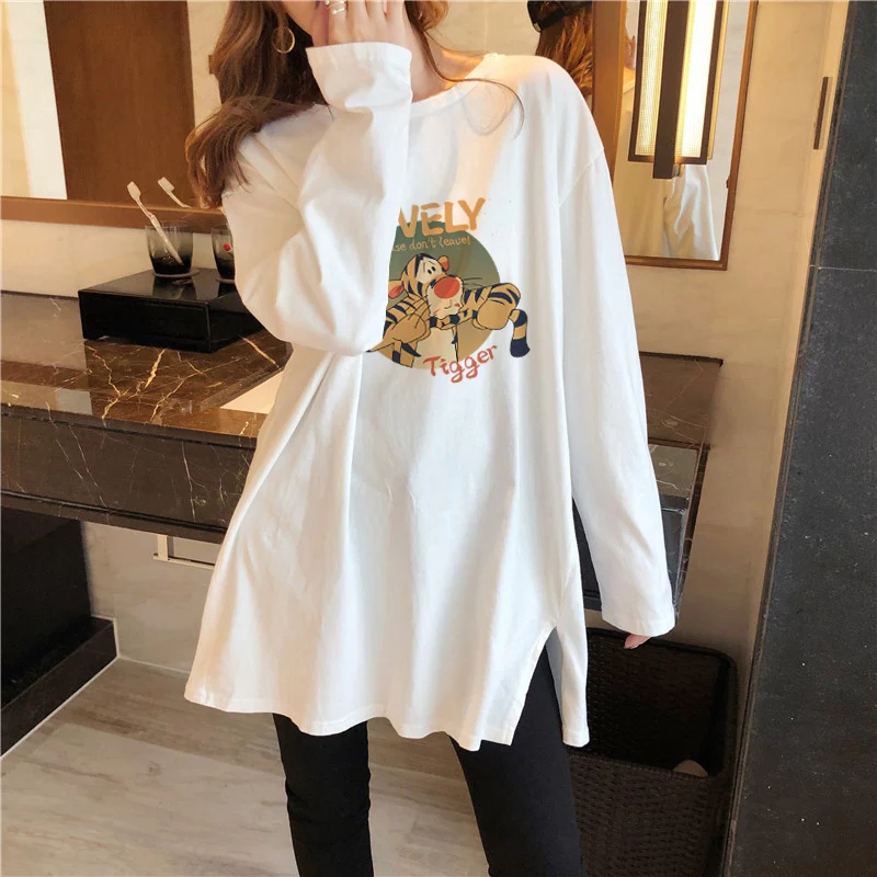 

2022 Women Maternity green Baby T Shirt Girl New Mom Big Size Loading Shirt Pregnant Funny