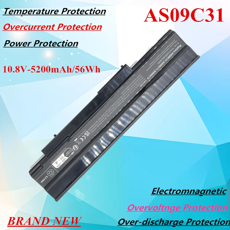 Фото Новый высококачественный аккумулятор AS09C31 AS09C71 AS09C75 для Acer Extensa 5635 5635G 5635ZG 5635Z 5235 10,8 В-56 Втч №3