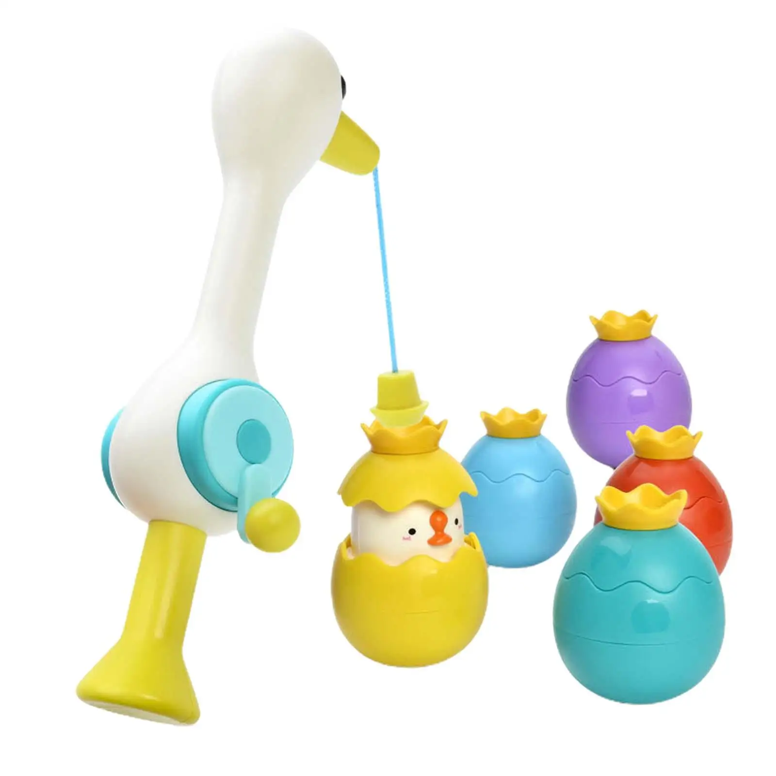 

6 магнитных рыболовных игр, заводная плавательная забавная рыболовная водная игра для новорожденных, детская игрушка, дошкольное образование