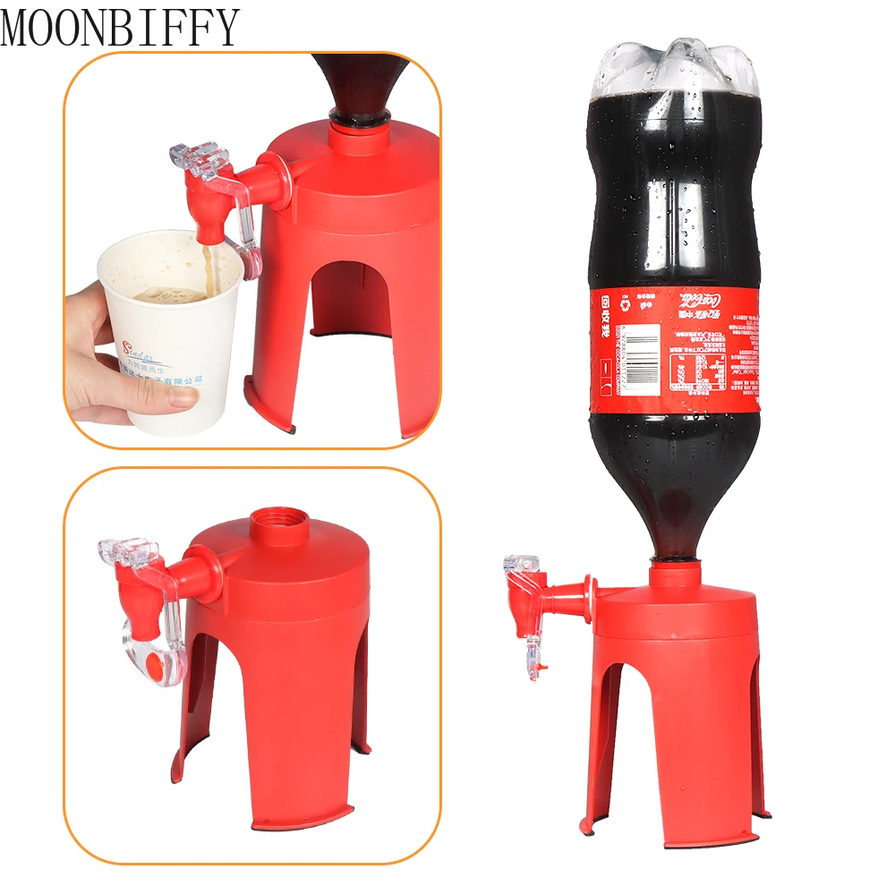 

Novelty Saver Lemonade Soda Dispenser Bottle Coke Inverted Carbonated Beverage Upside Down Drinking Water Dispenser Bar