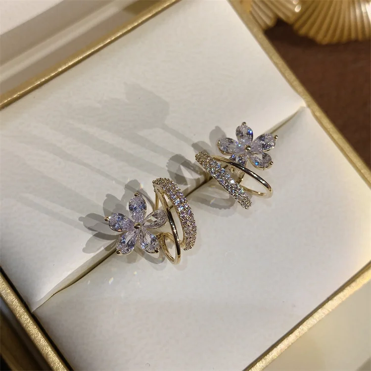 Корейский Новый дизайн модные ювелирные изделия изысканный медный набор