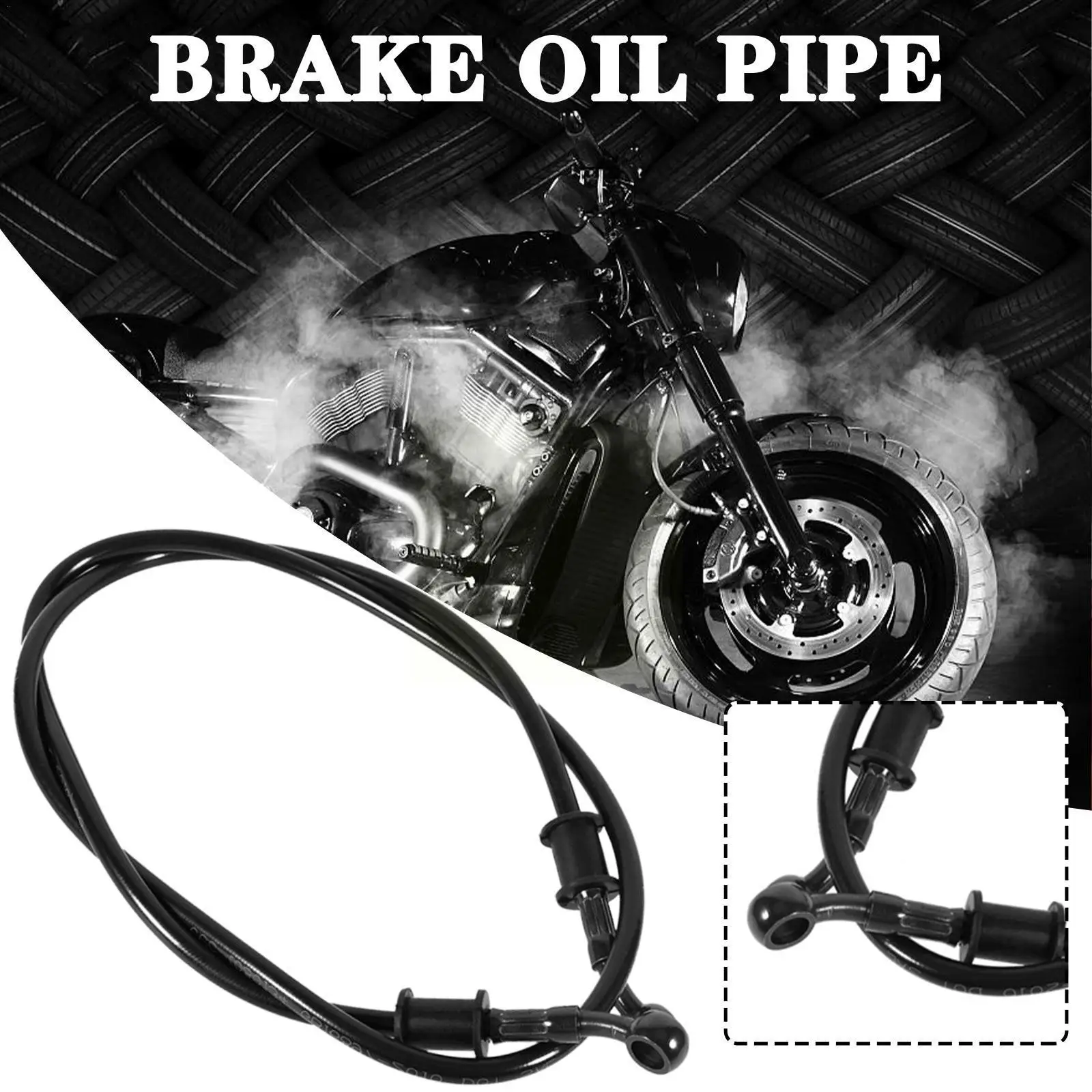 

1 шт. универсальная Тормозная Линия для мотоцикла, мотоцикла, грязевого шланга, велосипеда, оплетка, усиленная гидравлическая муфта, масляна...