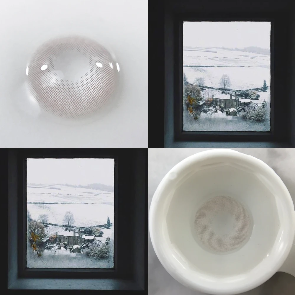 Контактные линзы OVOLOOK 14 0 мм естественного цвета ed для глаз, цветные линзы для маленьких зрачков, 1 пара, линзы для глаз