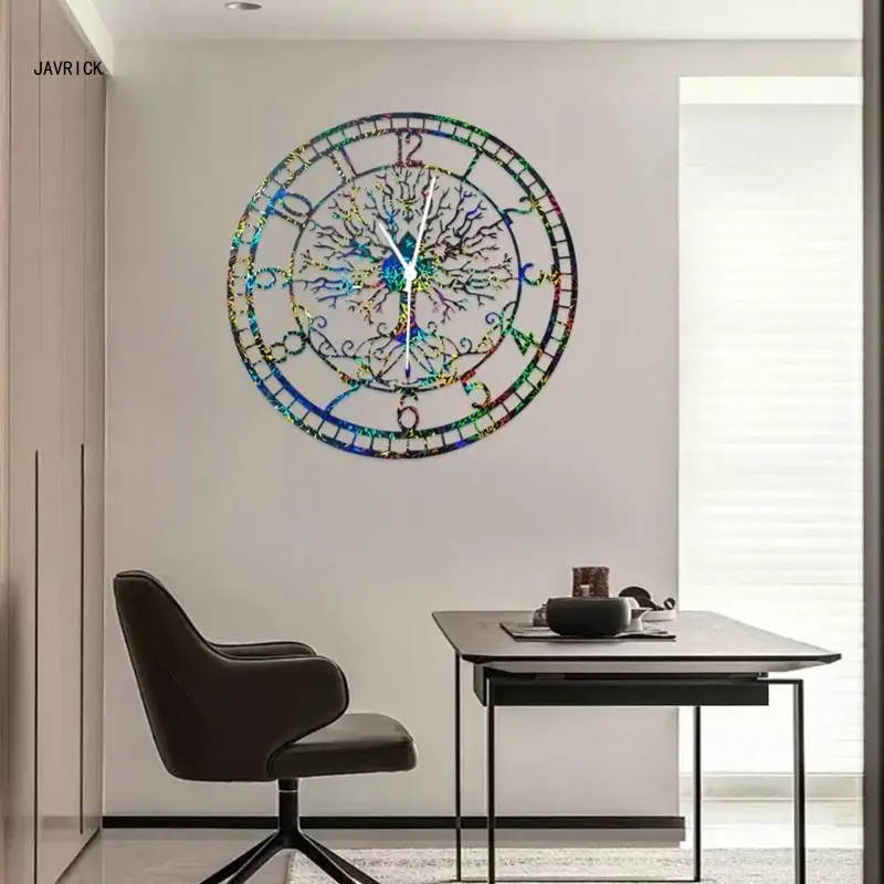 Круглые формы из смолы в виде дерева жизни для настенных часов изготовления