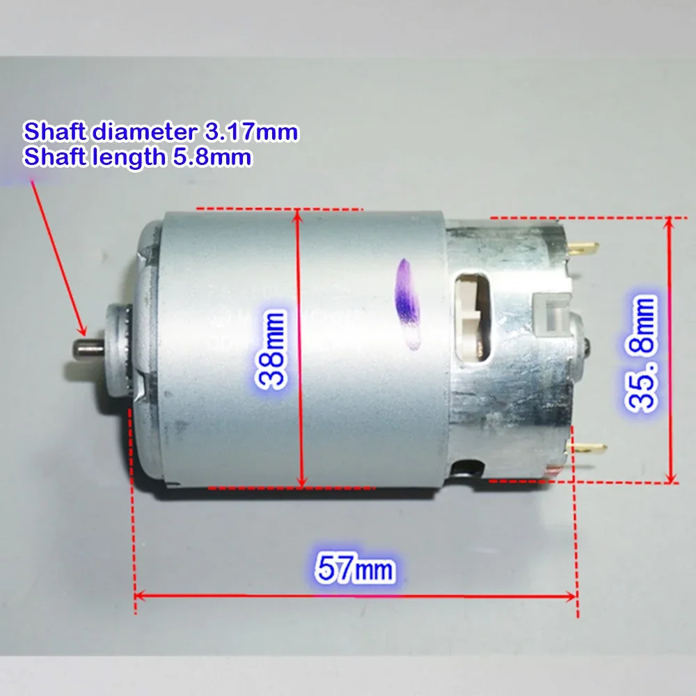 Электродвигатель Mabuchi RS-550VC-7525 5 В постоянного тока 12 14 7200 об/мин-21000 об/мин