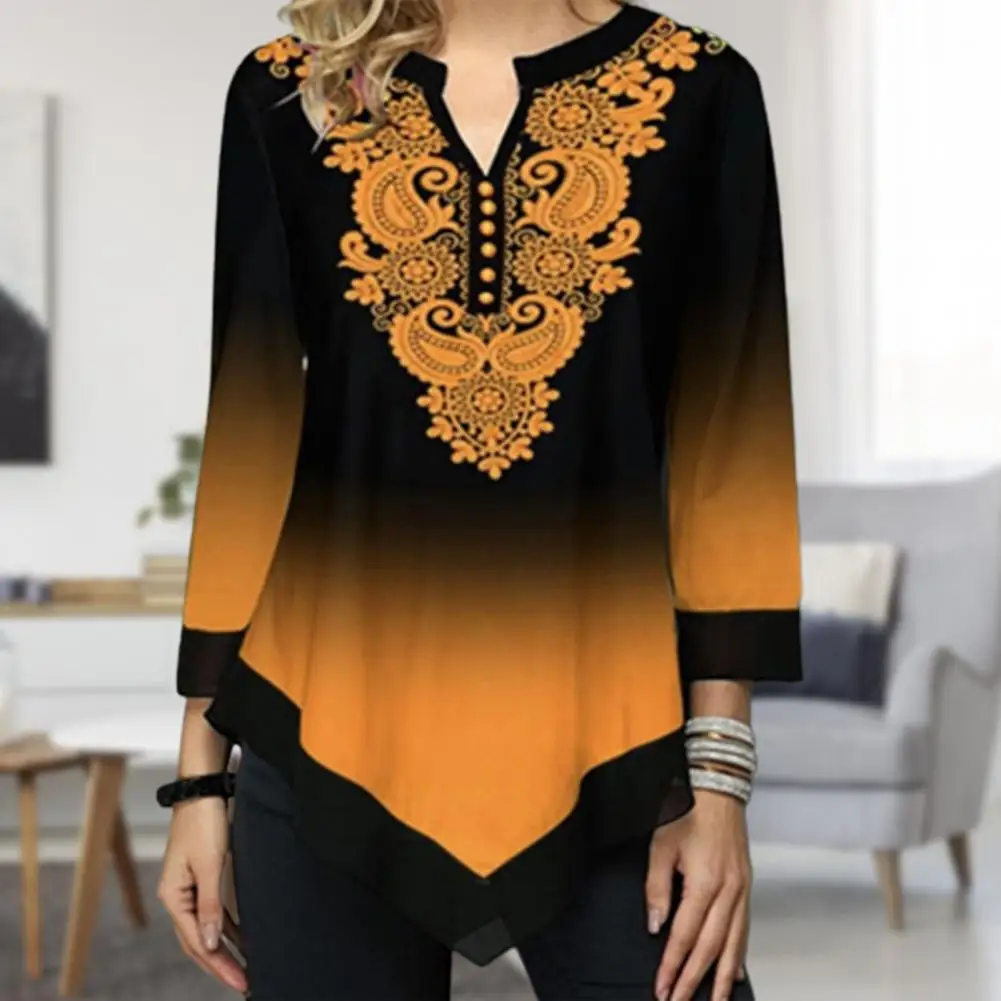 

Sexy Women Top Soft V-neck Clothes Lace Design Blouse Pullover Skin-friendly