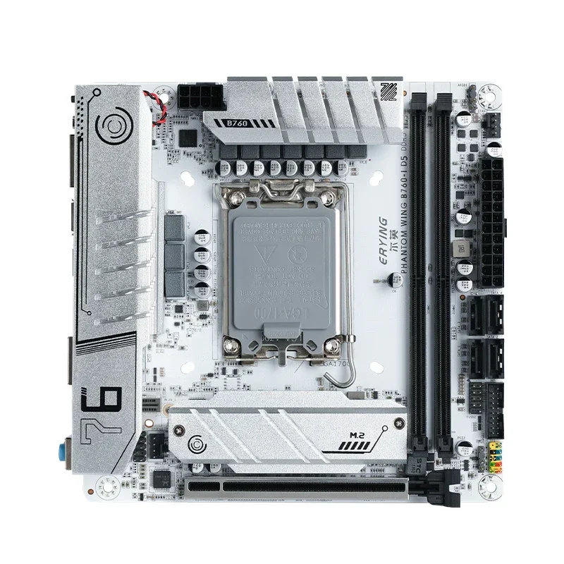 Игровая материнская плата ERYING ITX B760i ARGB LGA 1700 115x поддержка Core 12/13/14 i9/i7/i5/i3/Pentium
