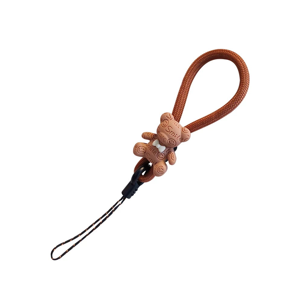 Пряжка на палец мультяшное кольцо с милым медведем короткий шнурок ремешок для