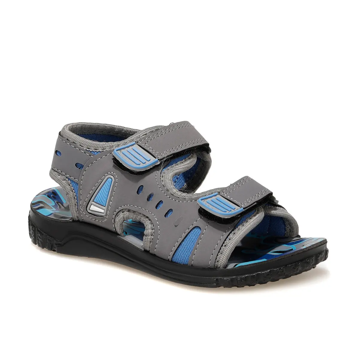 

Gray Male Child Sandals Comfortable Stylish Kids Boy Spring Summer Hook Loop Shoes İNSTREET