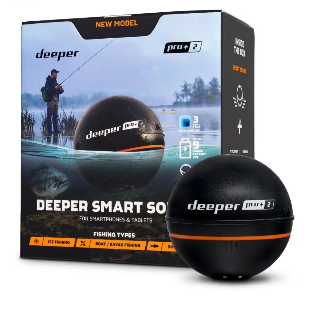 Беспроводной Эхолот Deeper Smart Sonar PRO+ 2.0 | Рыболокатор