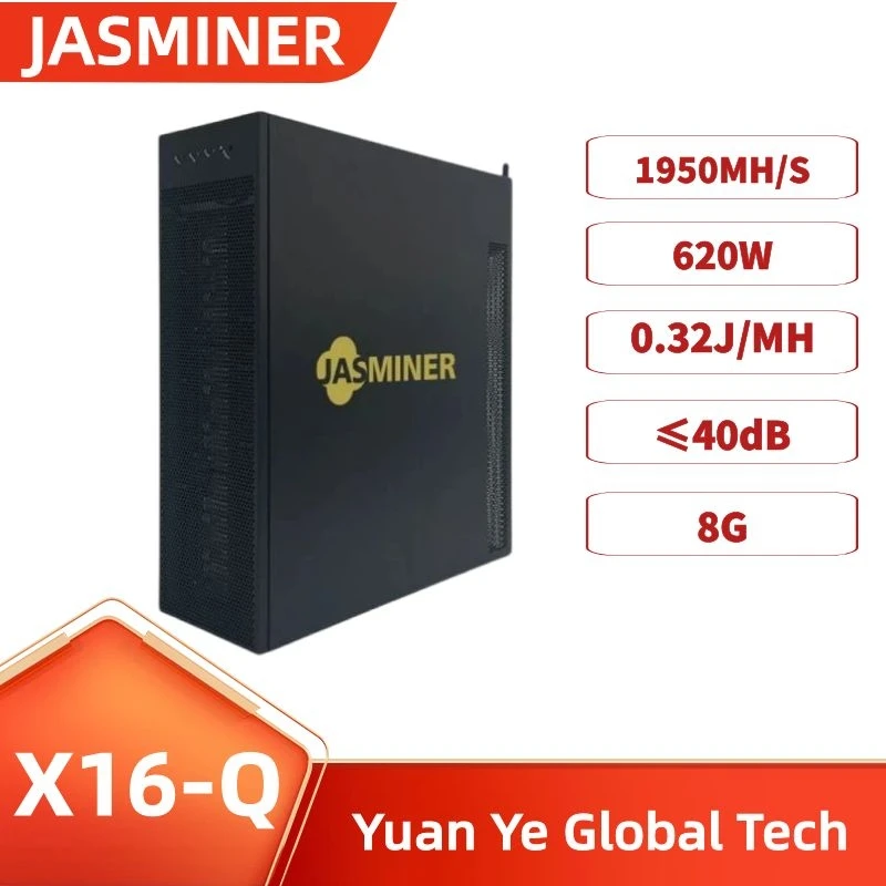 

shipping now New JASMINER X16-Q 1950MHS 620W with 8G memory Wifi High Throughput Quiet Server jasminer x16 Q etc zil ethw miner