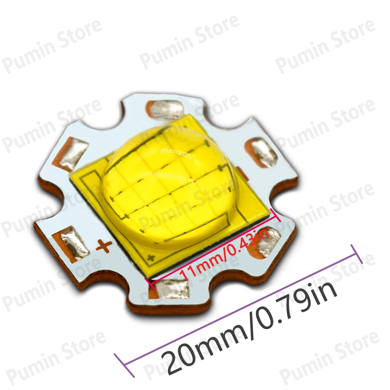 Фото Светодиодные фонари장 фонарик бусины DC3V/6V/24V XHP 50/ 7018W XHP110 72W XHP110 3A9A12A подходят для головного фонаря для кемпинга №2