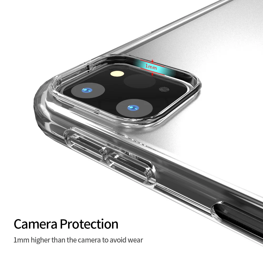 

Ultra Thin Transparent Case for 2021 Soft Silicone Cover for iPad Pro 11 Clear Transparent Silicon TPU Case Protective Shell