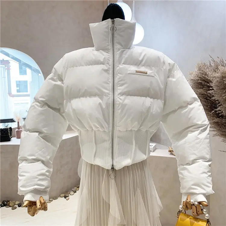 

Women's Short Jacket 2023 Spring Autumn Student Wear Vintage Baseball Jersey Cotton Coat