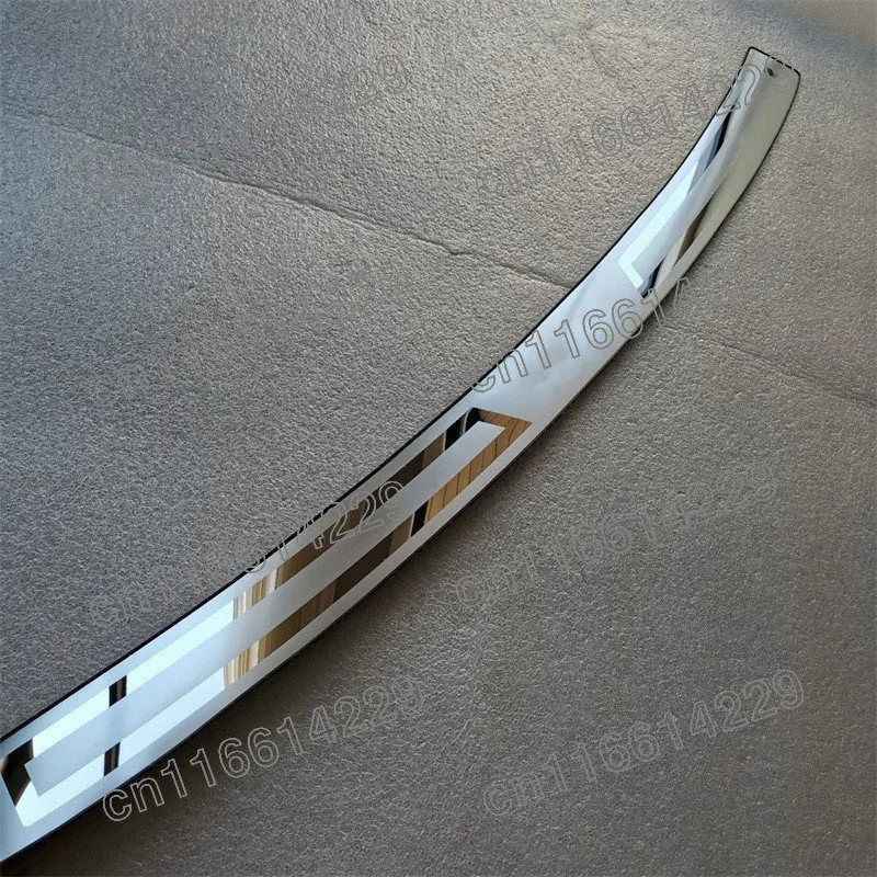 Für VW Volkswagen Tiguan MK2 2017-2019 2020 2021 2022 2023 Heckstoßstangenschutz Sill Trunk Rear Guard Tread Plate Cover Trim – Detail 3
