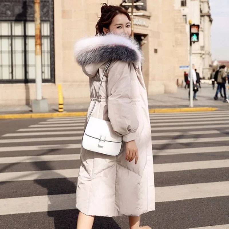 New Winter Women's Cold Coat Parkas Super Hot Coats Hooded Long Cotton Padded Jacket Jackets Womens Winter Clothing Fashion