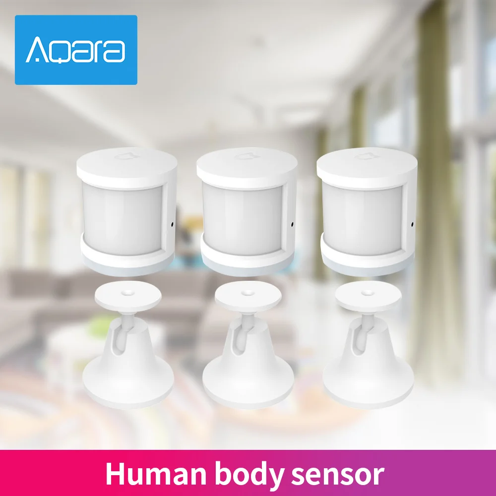 Датчик движения тела Aqara Zigbee умный датчик подключение к приложению Xiaomi Mi home Homekit -