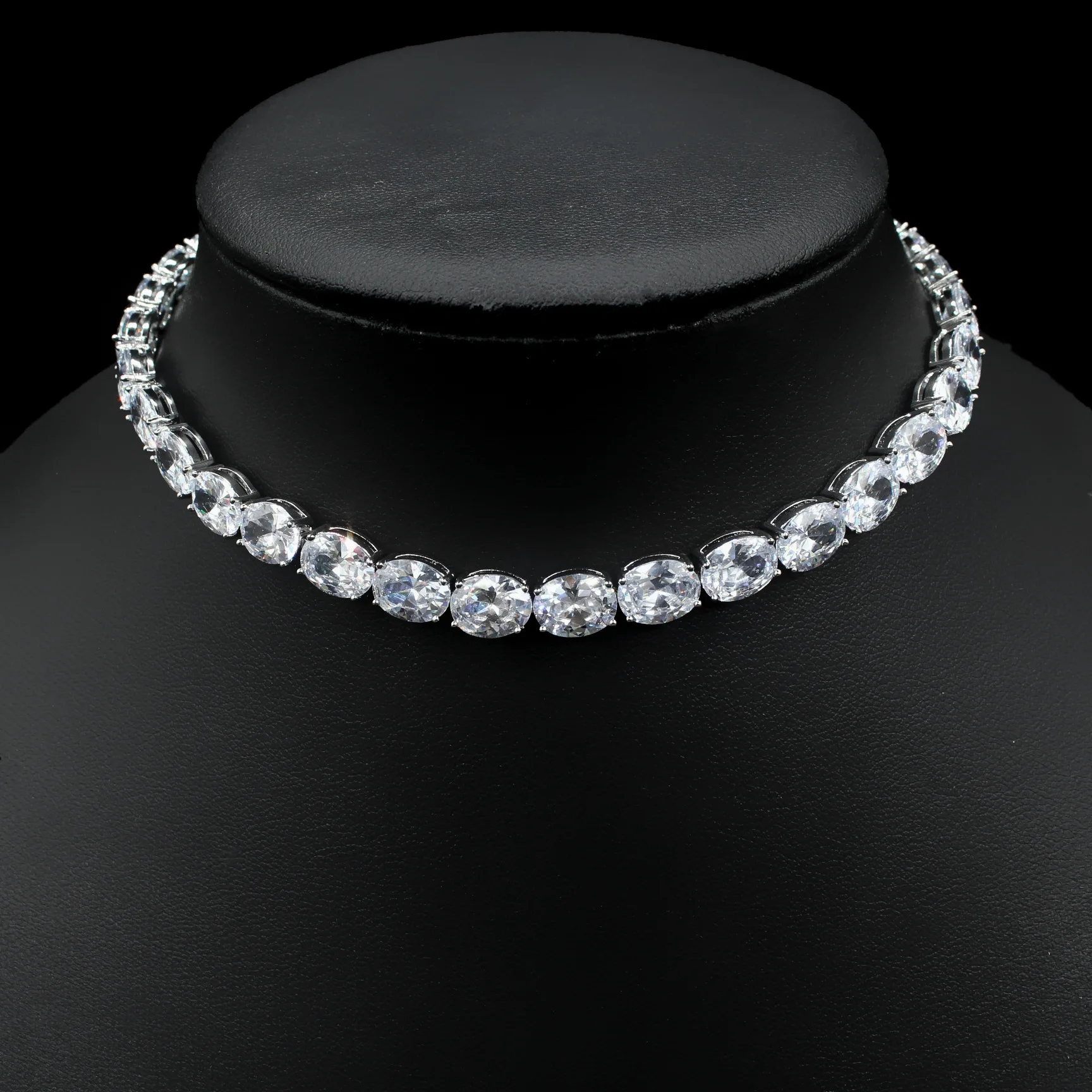 

Funmode New Necklace Women's Hip Hop Luxury Geometric Zircon Vintage Temperament Jewelry Manufacturer Wholesale FS356