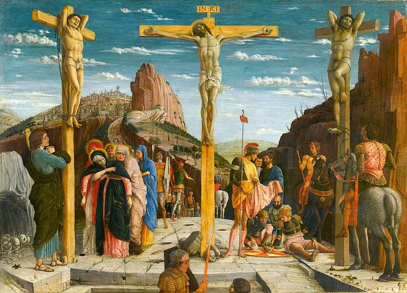 

Christianity home print ART painting # Church Christ Crucified Andrea Mantegna Crucifixion Jesus print painting good quality