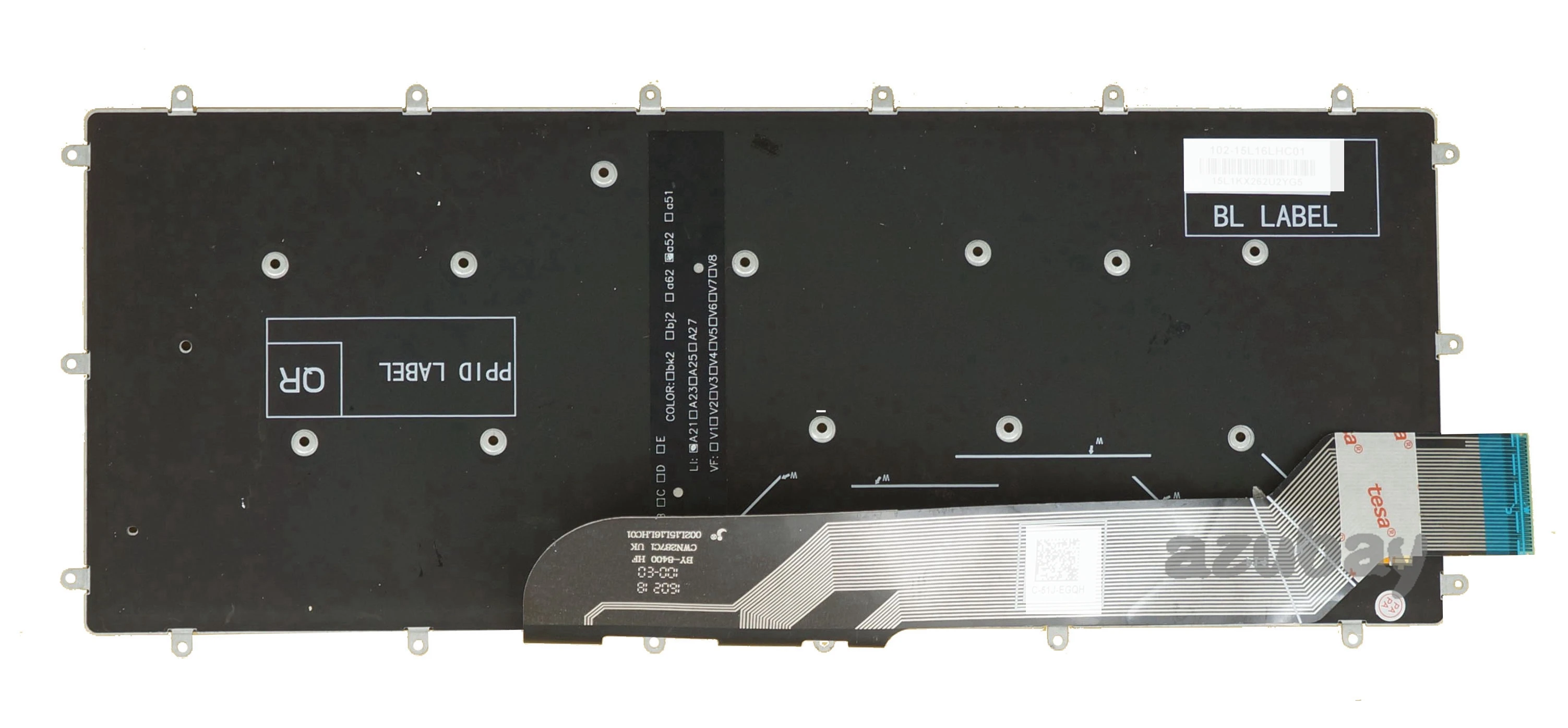 Английская Чешская Словацкая португальская японская клавиатура для Dell Inspiron 13 7375