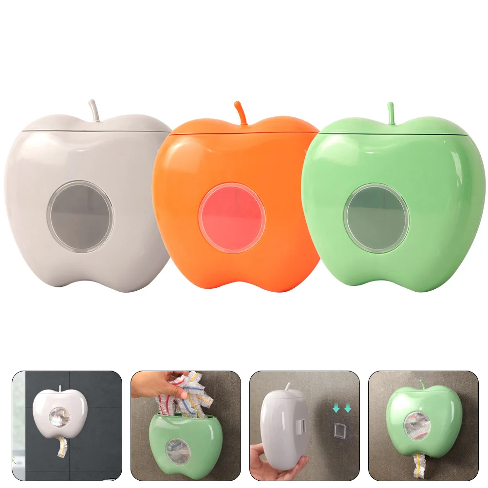 

3Pcs Container Organizer Storage Box Holder Fresh Dispenser Keeping Box Wall Storage Box Fresh Keeping Box