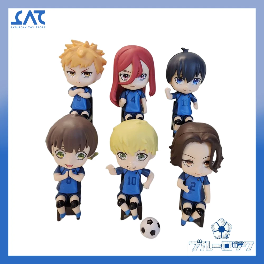 

Фигурка аниме Blue Lock, Isagi Yoichi, 6 шт., Q версия, кавайная фигурка, 10 см, ПВХ, бахира мегуру, декоративная модель, кукла, игрушки, подарок для детей
