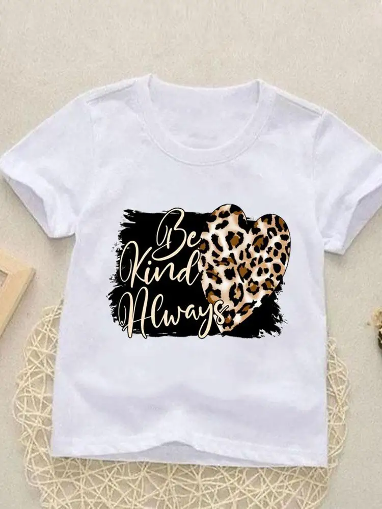 

Kids Tees Tops Short Love Heart Cute 90s Trend Sleeve Fashion O-neck Girls Boys Summer Cartoon Outfits T-shirts Children Clothes