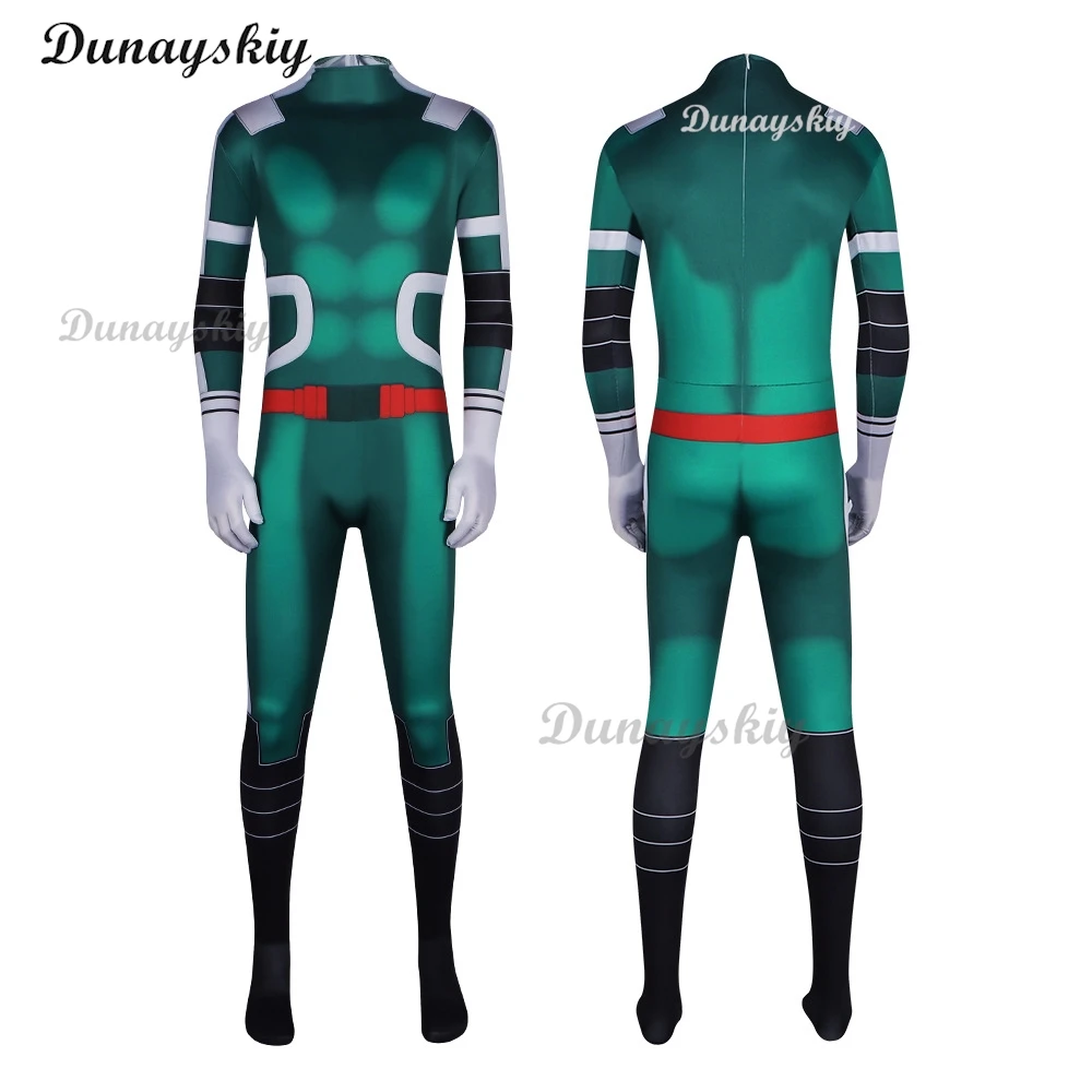 Костюм для косплея Midoriya Izuku Deku в стиле аниме ботинки обувь парик унисекс комплект