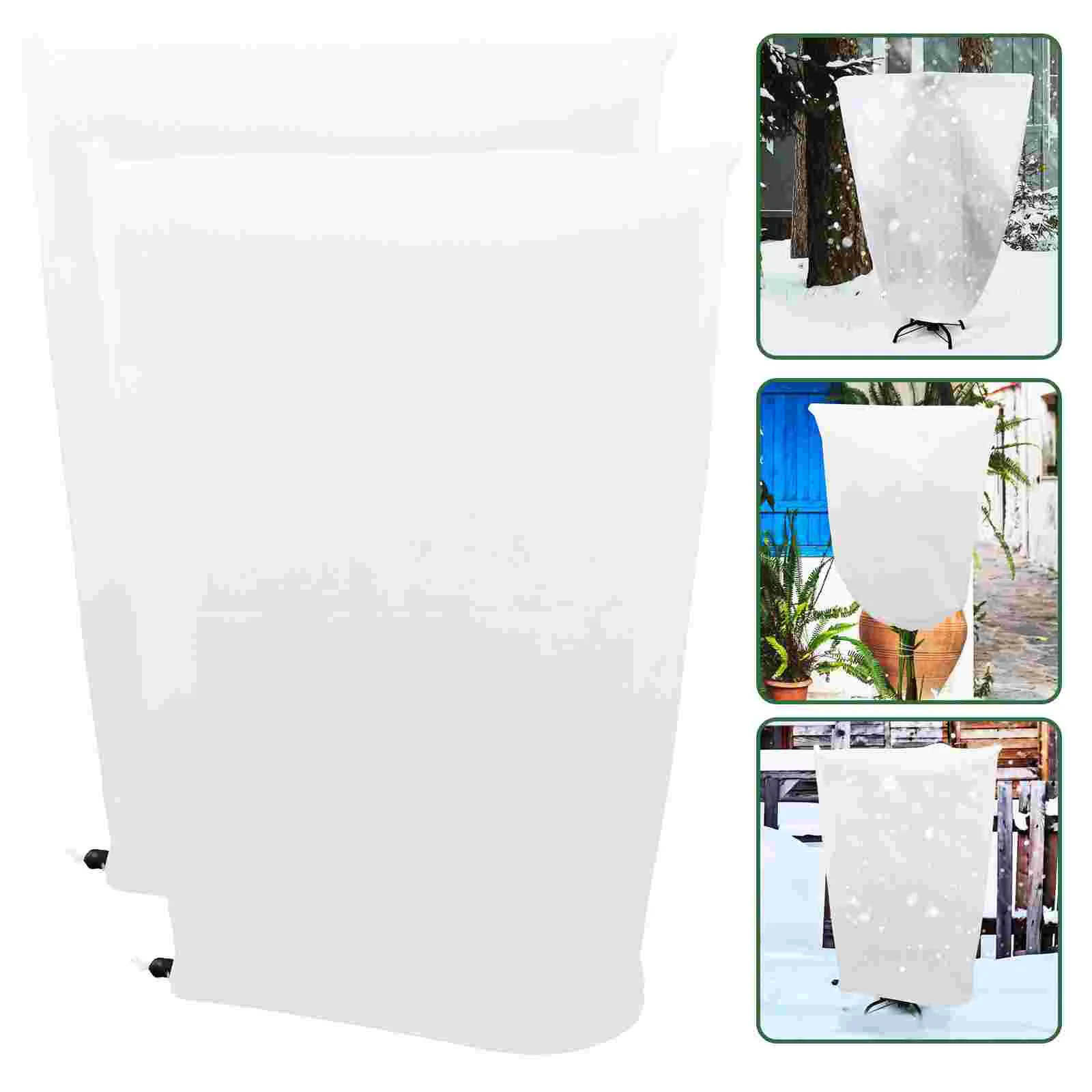 

2 Pcs Freeze Cover Frost Proof Protective Tree Fruit Plants Protection Bag Shrub Winter Warm