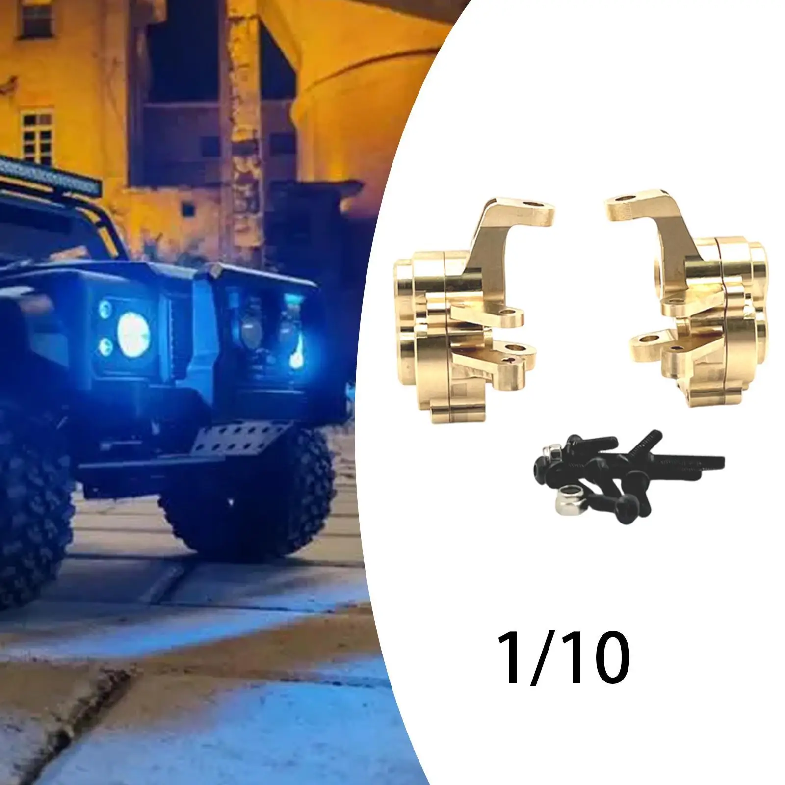 1/10 латунные передние рулевые чашки сверхмощные аксессуары для самостоятельного
