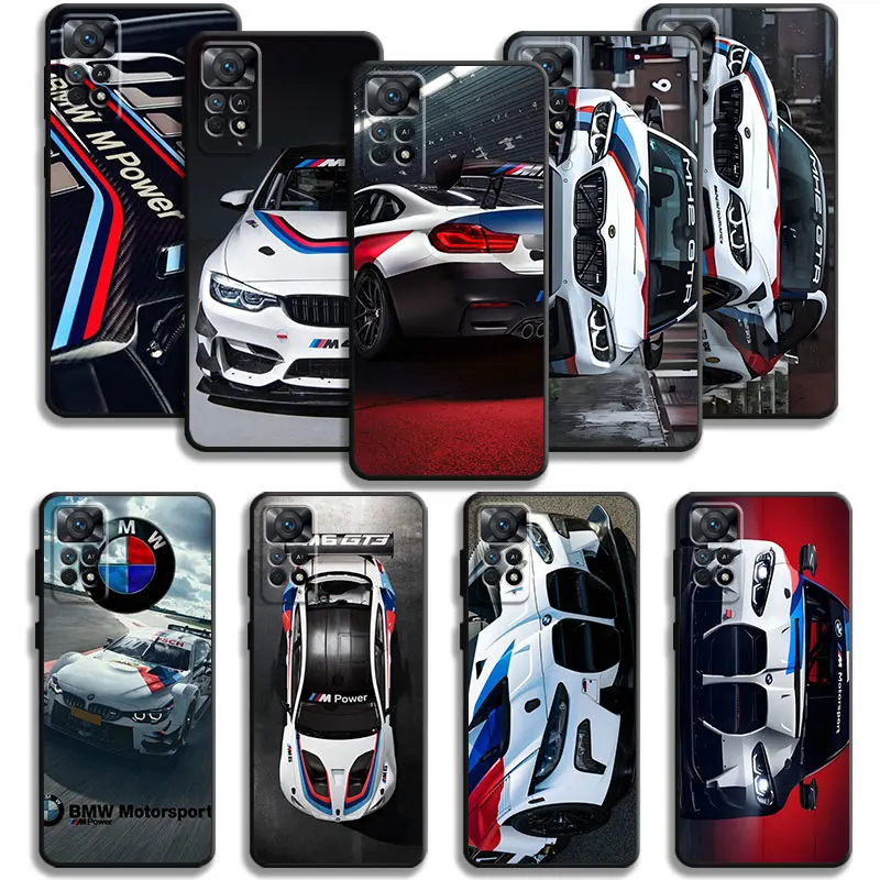 

Case For Xiaomi Redmi Note 12 11T 11S 11 10 8 Pro 9 9S 9T 8T for Mi 10 8 9A 9C 10C K40 Cover Run Racing Sports Bmw Car