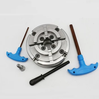 

LIVTER 5 inch 4 jaw wood lathe chuck for woodworking turning machine