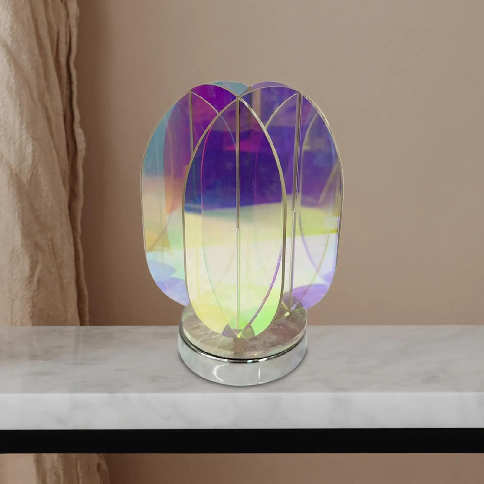 

Acrylic Geometric Colorful Night Light Transparent for Interior Decoration